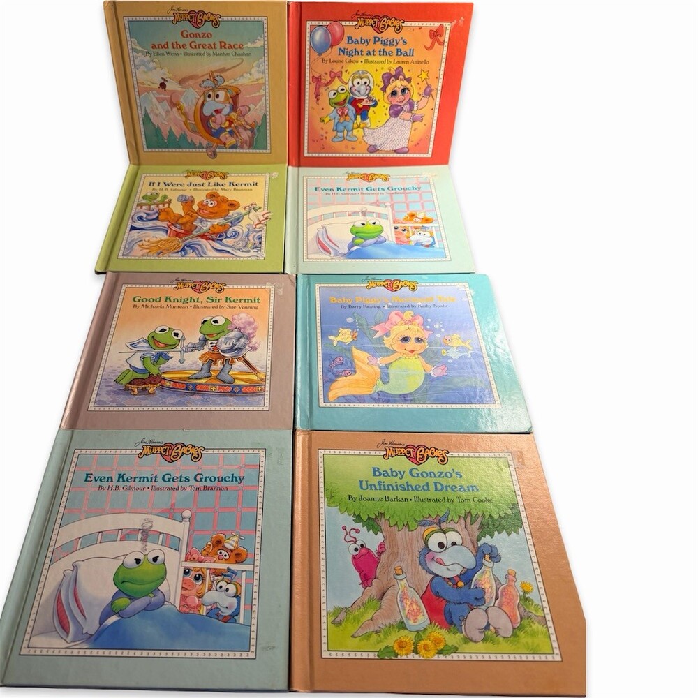 Jim Henson’s Muppet Babies Weekly Reader Books Lot of 7 Hardcover
